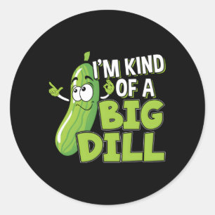 Veganist Ik ben een soort van grote dille voor een Ronde Sticker
