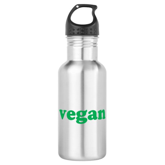 "veganist" waterfles (Voorkant)