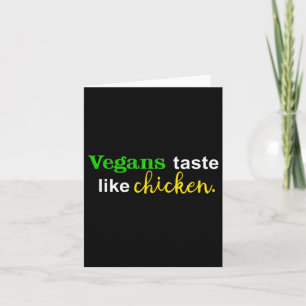 Veganisten Smaken Als Kip Grappig Vlees Liefhebber Kaart