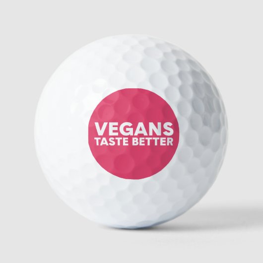 veganistisch beroep golfballen (Voorkant)
