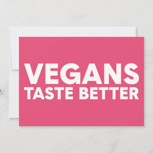 veganistisch beroep kaart (Voorkant)