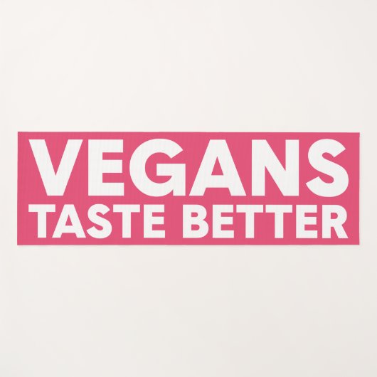 veganistisch beroep yogamat (Voorkant (horizontaal))