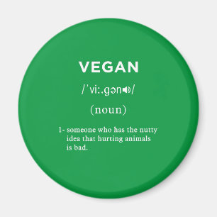 Veganistische definitie groene cirkel magneet