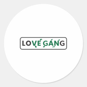 Veganistische groenten Liefde Vegetarisch Veganism Ronde Sticker