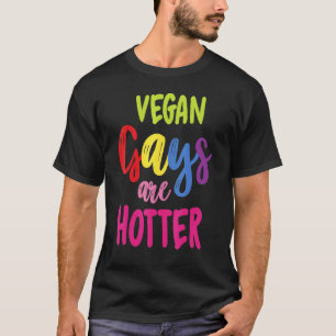 Veganistische jongens zijn heter vegetarisch plant t-shirt
