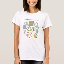 Veganistische levensstijl en eco-vriendelijk cadea t-shirt