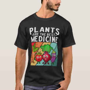 Veganistische Planten zijn het beste medicijn Plan T-shirt