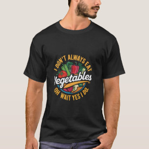 Veganistische Vegetarische Planten Veganisme Diere T-shirt