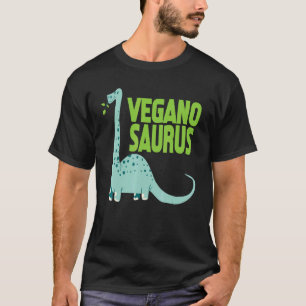 Vegano Saurus Vegan Dinosaur Vegan Dieet Vegan T-shirt