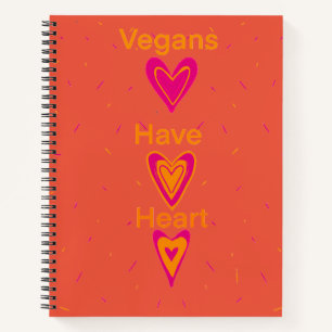 Vegans have Heart Notitieboek