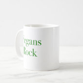 Vegans Rock Koffiemok (Voorkant links)