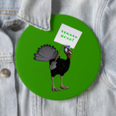 Vegans Rule! Ronde Button 6,0 Cm (In situ)