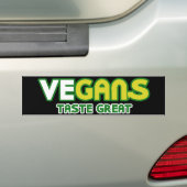 Vegans Taste Great Parody Bumpersticker (Op auto)