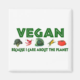 Vegans voor de planeet magneet