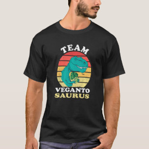 Veganto Saurus Cute Dino Broccoli Herbivore Rex T-shirt