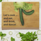 VegARTable Dancing Serviette de cuisine (Plié)