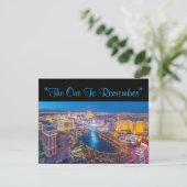 Vegas 40ste verjaardag kaart (Staand voorkant)