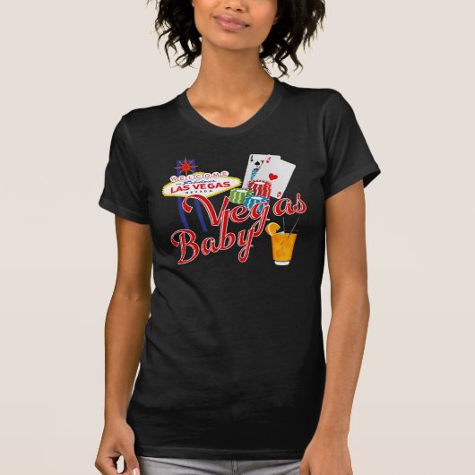 VEGAS Baby 21st Birthday Graphic T-shirt (Voorkant)