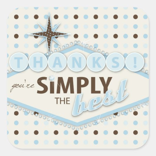 Vegas Baby Boy TY Sticker (Devant)