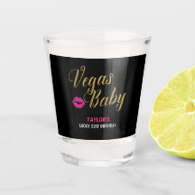 Vegas Baby Shot Glass