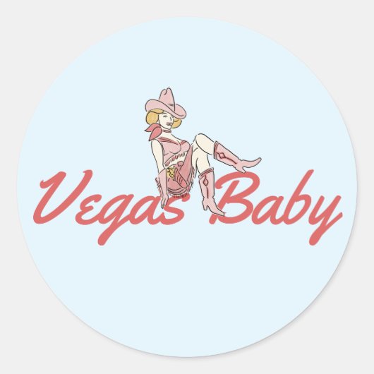 Vegas Baby Sticker (Voorkant)