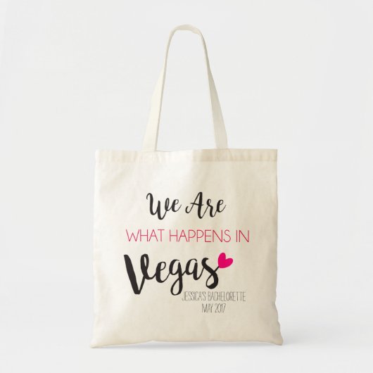 Vegas Bachelorette Gift Bag Tas (Voorkant)