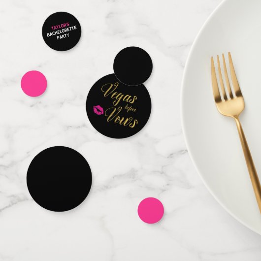 Vegas Before Vows Meisje-uit-de-stad Confetti (Groep)