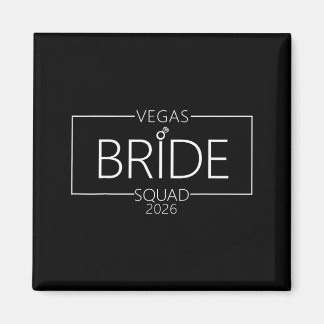 Vegas Bride Squad 2026 Married in Vegas Magneet