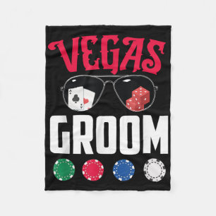 Vegas Bruidegom Bruid Verloving Vegas Bachelorette Fleece Deken