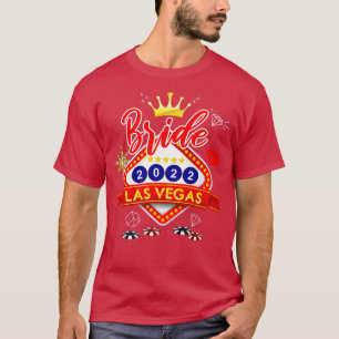 Vegas Bruidsentourage 2022, Getrouwd in Vegas vrij T-shirt