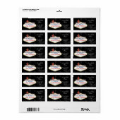 vegas bruiloft, retouradreslabel etiket (Full Sheet)