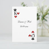 Vegas bruiloft rsvp (Staand voorkant)