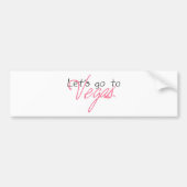 VEGAS! BUMPERSTICKER (Voorkant)