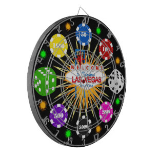 Vegas Casino Nacht Dartboard Dartbord