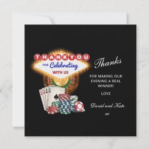 Vegas Casino Night Verjaardag / Bach-feest Bedankt