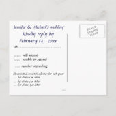 Vegas Casino Thema RSVP uitnodiging behuizingen (Achterkant)