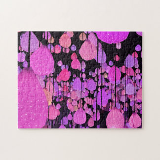 Vegas colorful suspended raindrops Puzzle Legpuzzel