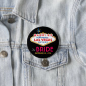 Vegas Destination Wedding the BRIDE button (In situ)