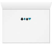 Vegas Destiny Blue Parties scintillant Merci Note (Intérieur Horizontal (Bas))