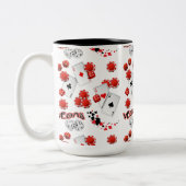 Vegas Dice and Chips 15 oz Mug à deux tons (Gauche)