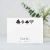 Vegas Faux Parties scintillant d'argent Carte de r (Debout devant)