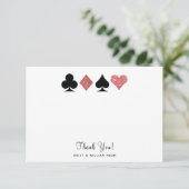 Vegas Faux Parties scintillant rose Carte de remer (Debout devant)