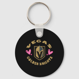 Vegas Golden Knights Valentijnsharten Officieel G Sleutelhanger