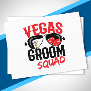 Vegas Huwelijk - Vegas Bachelor Party - Bruidegom  Briefkaart