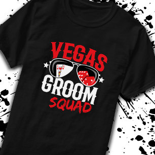 Vegas Huwelijk - Vegas Bachelor Party - Bruidegom  T-shirt