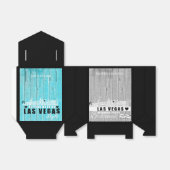 Vegas Huwelijkscadeau Ideeën - Zwart Hout Bedankdoosjes (Uitgevouwen)