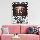 Vegas Luchthaven Canvas Afdruk (Insitu (Woonkamer))