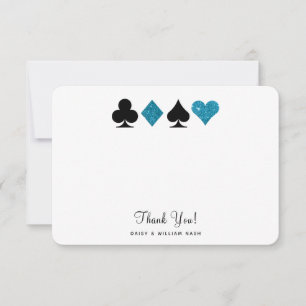 Vegas Malibu Parties scintillant bleue Carte de re