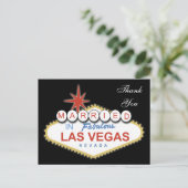 Vegas Mariage Merci Cartes (Debout devant)