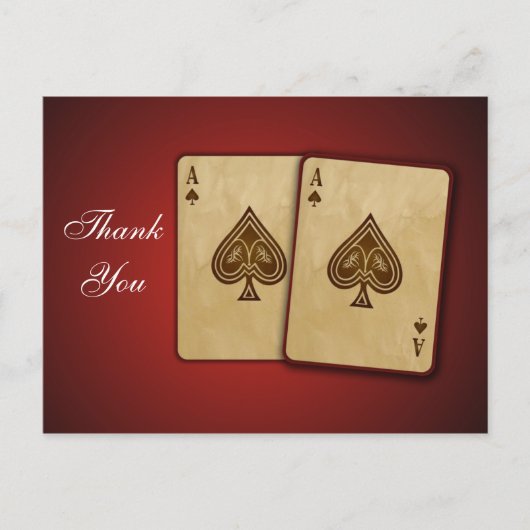 Vegas Mariage Merci Cartes (Devant)